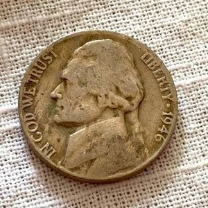 VINTAGE 1946 USA Nickel
